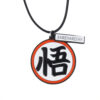 Dragon Ball Goku Enlightment Anime Symbol Black Necklace