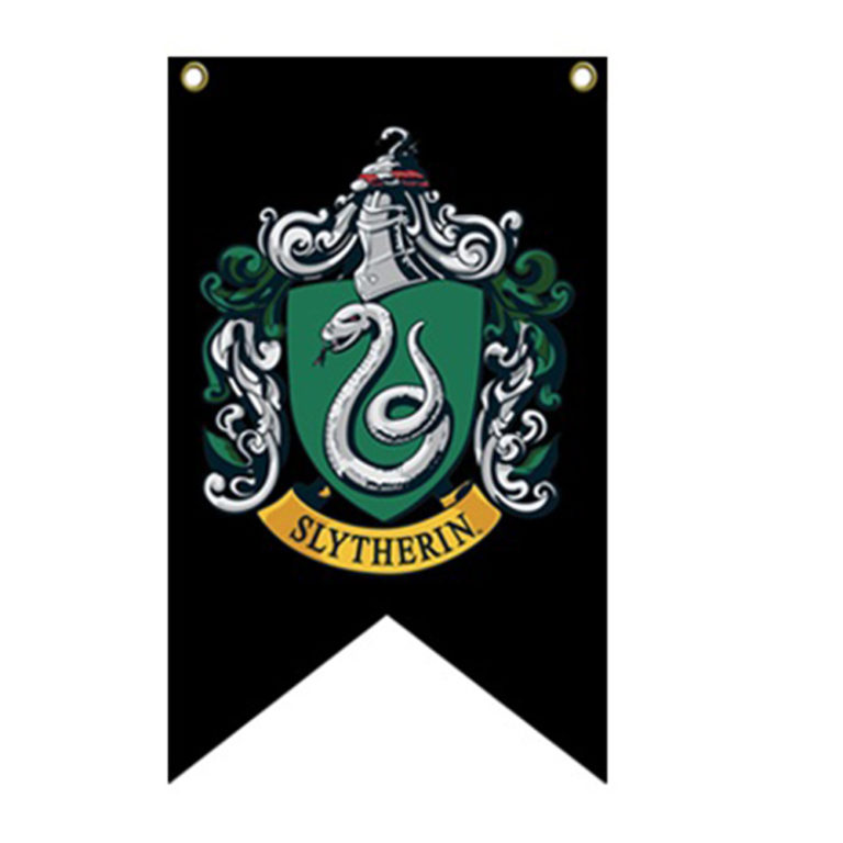 Harry Potter Slytherin House Banner Flag - Otakucollect